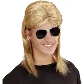 Widmann New kids pruik Jokertje met bril en matje
