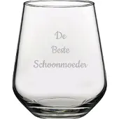 Pasabahce Gegraveerde Drinkglas 42,5cl De Beste Schoonmoeder
