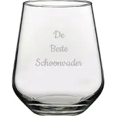 Pasabahce Gegraveerde Drinkglas 42,5cl De Beste Schoonvader