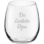 Royal Leerdam Gegraveerde Drinkglas 39cl De Leukste Opa