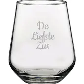 Pasabahce Gegraveerde Drinkglas 42,5cl De Liefste Zus