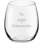 Royal Leerdam Gegraveerde Drinkglas 39cl De Liefste Schoonvader