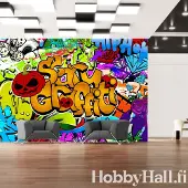 Artgeist Fotobehang - Scary graffiti