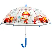 Firefighter Umbrella 42 Cm Goud Man