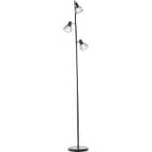 Brilliant Vloerlamp Blacky Zwart 3xe14