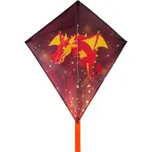 Dragon Fly Diamantvlieger - Draak - Rood/Zwart