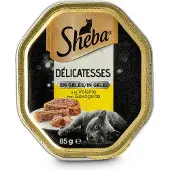Sheba 10x Délicatesse - gevogelte in gelei - 85g