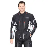 Büse Murano III Textieljas Textieljack Zwart/Grijs/Rood 48, Mannen