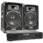 Complete geluidsset MAX8 met SPL400 versterker