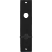 Intersteel Kortschild rechthoekig met toilet-/badkamersluiting 72/8mm - mat zwart