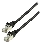 Valueline Netwerkkabel | Cat5e F/UTP | 0.5 meter (100% koper, Zwart)