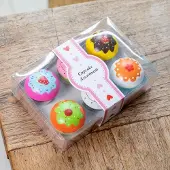 Woet Houten Speelgoed Cupcakes Set - 6 Stuks - Speelgoedeten voor Kinderen - Rollenspel Keukenspeelgoed - Vanaf 2 Jaar