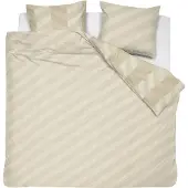 Damai Dekbedovertrek Atomy Soft Beige Satijn-240 x 200 / 220 cm | Lits-Jumeaux