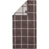 Cawö Handdoek Cawö Two-Tone Grafik Pepper (Set van 3)