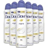 Dove Original Anti-transpirant Deodorant Spray - 6 x 150 ml - Voordeelverpakking
