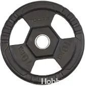 Toorx Fitness Rubber Olympische Halterschijf 50 mm - 10 kg - Per stuk