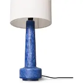 HK Living Retro lampenvoet van aardewerk Blue