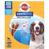 Pedigree Dentastix Gebitsverzorgende Hondensnacks Medium - 105 stuks