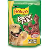 Bonzo Beggin' Strips - Hondensnacks Bacon - 6 x 120g