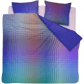 Damai dekbedovertrek Rainbow - Satijn - 260x200/220 cm - Violet + 2 kussenslopen 60x70