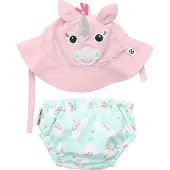 Zoocchini - UV Zwemluier en zonnehoedje - Allie the Alicorn - Medium - 6-12 maanden