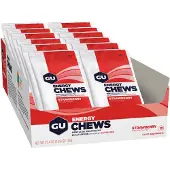 GÜ Doos Met Energiekauwgom Aardbei 60g 12 Eenheden
