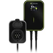 Green Cell EV15RFID oplaadstation voor elektrische voertuigen Zwart Aluminium Muur 3 Ingebouwd display LCD