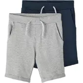 Name It Kids Broek 'Vermo' navy / grijs gemêleerd