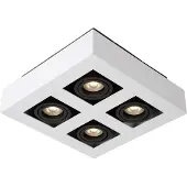 Lucide Opbouwspot Xirax - Wit - 25cm - 4xgu10