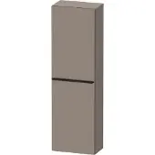 Duravit Hoge Kast D-Neo Kolomkast Wand 132 cm Linksdraaiend Mat Basalt