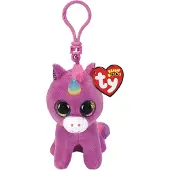 TY boo's clip rosette unicorn, 7cm