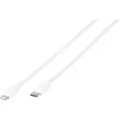 Vivanco USB-C naar Lightning verbindingskabel ViVancoLIGHTNVVUSBC12W, 1,2 meter, wit