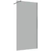 Guido Gusto Inloopdouche 40x200 8mm Nano glas chroom serie Silvio Rookglas
