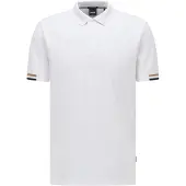 BOSS Shirt 'Parlay 147' zwart / wit
