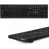 Perixx Periboard 810 - Bluetooth toetsenbord - stille toetsen - Full Size - QWERTY/US - Draadloos toetsenbord
