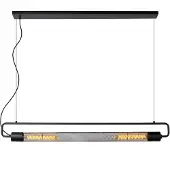 Lucide Hanglamp Calixt Zwart 2xe27
