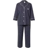 Ralph Lauren Pyjama navy / wit