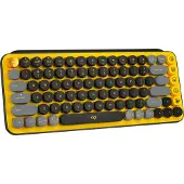 Logitech POP Keys Mechanisch Draadloos Toetsenbord Geel Azerty
