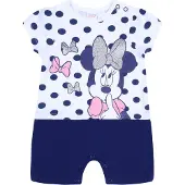 Disney Witte en marineblauwe rompers - Minnie Mouse / 62 cm