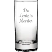Fusion Gegraveerde longdrinkglas 28,5cl De Leukste Meester