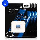 ISTORAGE MicroSD Card 256GB - 3 Pack - alleen te gebruiken met de datAshur SD flashdrive (module) - IS-FL-DSD-256