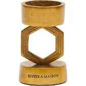Rivièra Maison Kandelaar Goud - RM Camelot Candle Holder M