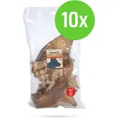 Beeztees Runderoren Voordeel - hondensnack - 12 stuks - 10 zakken