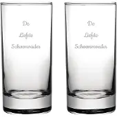 Fusion Gegraveerde longdrinkglas 28,5cl De Liefste Schoonvader-De Liefste Schoonmoeder