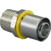 Uponor MLC-G gas pers puntstuk 3/4"x20mm