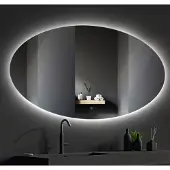 SaniGoods Roan ovale spiegel met LED-verlichting 160x100cm