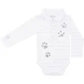 Frogs and Dogs | Polo Romper | Wit | Maat 68