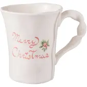 Clayre & Eef Witte Mok 13*9*11 cm / 300 ml 6CE0844