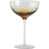 Nordal Garo cocktail glazen amber - set van 8 stuks
