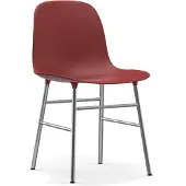 Normann Copenhagen Stoel Form Chair Chrome Red
